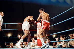 01161 Prints: Michael Watson vs Nigel Benn for the British Commonwealth middleweight title