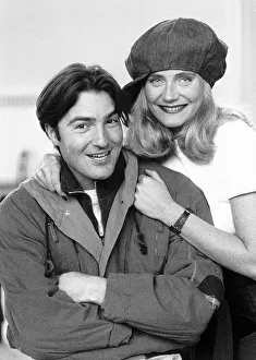 00138 Prints: Michelle Collins Actress With Actor Nick Berry At The Rehearsals Of The TV Programme