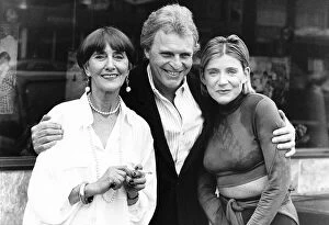 Images Dated 1st May 1993: Michelle Collins Actress With Peter Dean And June Brown Who Once Starred In The TV