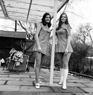 The two Michelle sisters of Chigwell, Essex come into view on the television screens