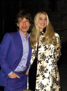 Mick Jagger and Jerry Hall December 1999 arrive for the Barbie Ball