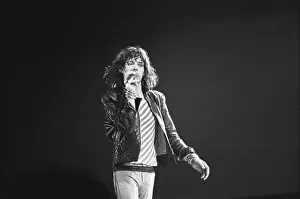 00375 Prints: Mick Jagger lead singer of the Rolling Stones seen here on stage in Leicester