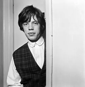 00292 Prints: Mick Jagger probably backstage at The Great Pop Prom at the Royal Albert Hall