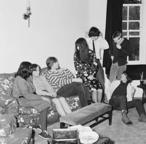 Mick Jagger of The Rolling Stones attends a party held by Sunday Mirror feature writer