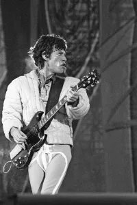 Mick Jagger of The Rolling Stones in concert at St James Park Newcastle, United Kingdom