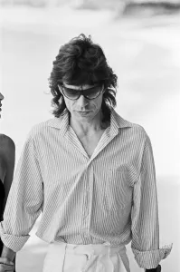 Mick Jagger seen here taking a stroll along the beach at Gibbs Bay in Barbados