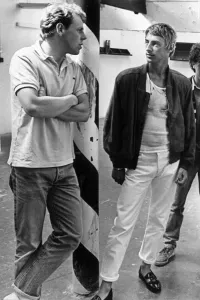 Entertainmnent Prints: Mick Talbot (left) and Paul Weller (right) of The Style Council Pop group
