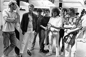 Mick Talbot (left) and Paul Weller (right) of The Style Council Pop group