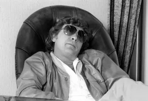Producer Prints: Mickie Most May 1979 Record producer Mickey Most in his London office