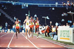 01072 Prints: Middle-distance runner Tom McKean during the Dairy Crest Games at Crystal Palace