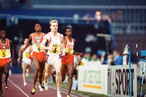 01072 Prints: Middle-distance runner Tom McKean during the Dairy Crest Games at Crystal Palace