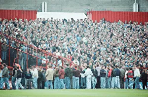 Health And Safety Prints: Middlesbrough 0-2 Leeds, Division Two league match at Ayresome Park