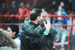 Middlesbrough 0-2 Leeds, Division Two league match at Ayresome Park