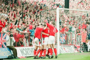 Middlesbrough 2-1 Luton Town, League Division One match at Ayresome Park