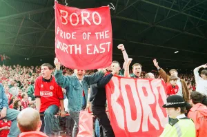 Middlesbrough 2-1 Luton Town, League Division One match at Ayresome Park