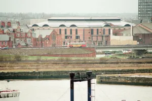 00509 Prints: Middlesbrough Football Club. Middlehaven site of construction of new stadium