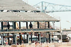 00509 Prints: Middlesbrough Football Club. Middlehaven site of construction of new stadium