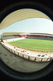 00509 Prints: Middlesbrough Football Club, new Riverside Stadium under constriction, Circa 1995