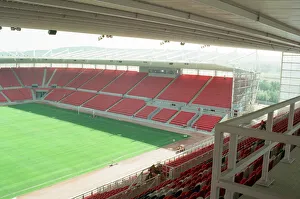 Middlesbrough Football Club, new Riverside Stadium under constriction, Circa 1995