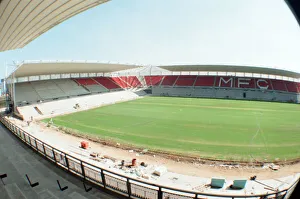 Middlesbrough Football Club, new Riverside Stadium under constriction, Circa 1995