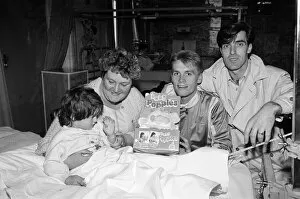 Images Dated 1st December 1988: Middlesbrough footballers, including Bernie Slaven (right)