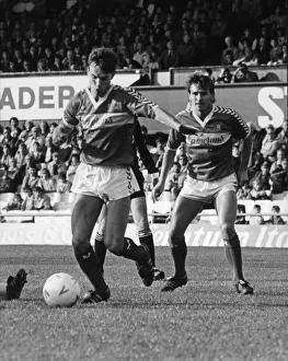Division Two Prints: Middlesbrough player Peter Bearrie seen here in action October 1995 Gary Rowell in