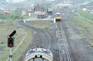 00656 Prints: Middlesbrough Railway Lines running next to Cargo Fleet Road, Middlesbrough