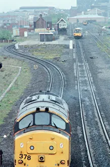 Middlesbrough Railway Lines running next to Cargo Fleet Road, Middlesbrough