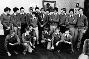 Middlesbrough Schoolboys football team get a civic reception from the chairman of
