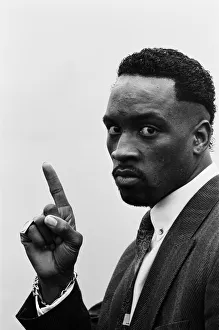 Middleweight boxer Nigel Benn on a photo shoot ahead of his upcoming fight with Ian