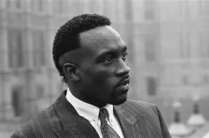 Middleweight boxer Nigel Benn on a photo shoot ahead of his upcoming fight with Ian