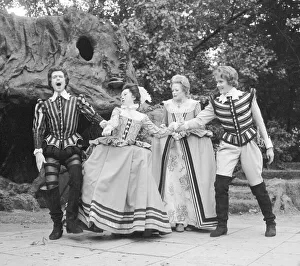 00997 Prints: A Midsummer Nights Dream June 1970 Actors-(left - Right