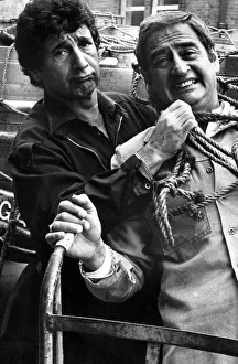 Comedians Prints: Mike and Bernie Winters Despite the attempts of Bernie to do the Fireman mite