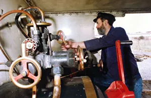 Mike Forrester on a ACC5 Pecket engine built in 1939 called Ashington No