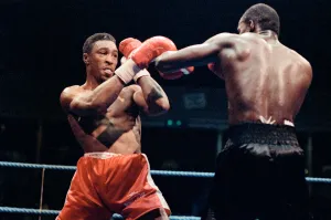 Mike McCallum vs Michael Watson for the WBA middleweight title