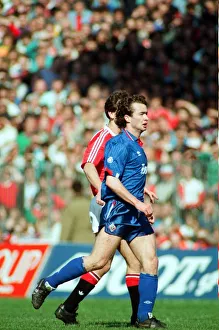 Mike Milliagan. FA Cup. Manchester United 3 v Oldham Athletic 3