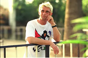 Mike Oldfield Composer Musician July 1999 in Valencia Spain for open air concert