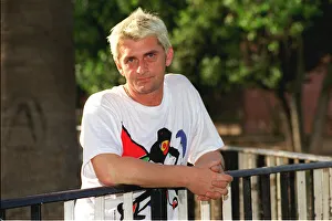 Mike Oldfield Composer Musician July 1999 in Valencia Spain for open air concert