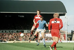 00247 Prints: Mike Summerbee in action for Manchester City against Middlesbrough, 1974