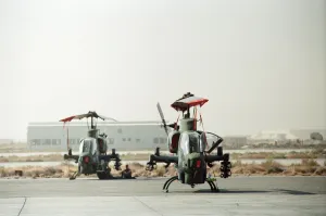 US Military Forces, Tank Killer Attack Helicopter at Dhahran Airbase, Saudi Arabia
