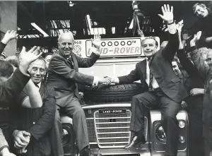 Production Line Prints: The millionth Land Rover comes of the assembly line at Solihull today