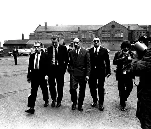 The Minister of Technology Mr. Anthony Wedgewood Benn visiting Palmers Shipyard