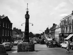 History Prints: Among up to the minute shopping facilities, Guisborough preserves its historic link