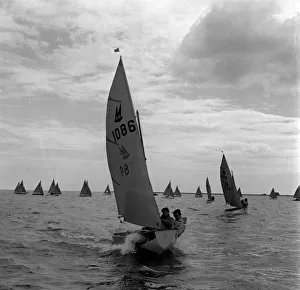 Mirror Dinghy August 1964 Mirror Dinghy National Campionships at Plymouth