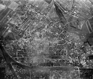 United States Air Force Prints: Misburg Oil Refinery, near Hanover - Largest active oil refinery prior to US Eighth