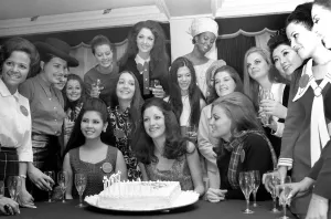 00032 Prints: Miss Australia, Stefane Meurer (20) held her 21st birthday party today at the Waldorf