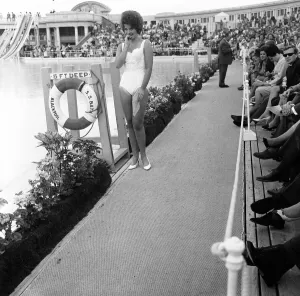 Swimsuit Prints: Miss Blackpool 1963 Beauty Competition won by Cheryl Driscoll 18