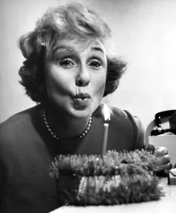 Miss Googie Withers, fifty years old and opening in a new play in Manchester Opera House