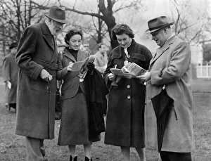 Skirt Prints: Miss M Magnier and Mr Hector Grey were accompanying Mr Purcell