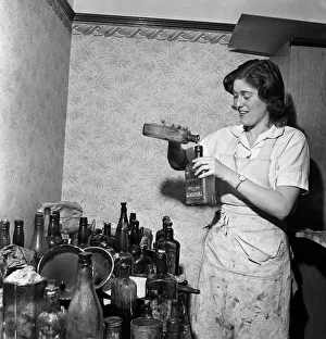 Miss Marie Fielding, the only woman French Polisher on the Isle of Man